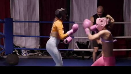 UsingPornstars  -  FreeUse Girls Fucked By Coach While Boxing - Summer, Gia Dibella