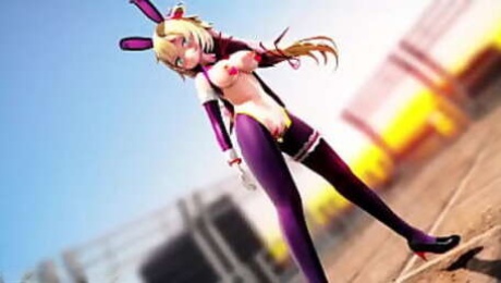 MMD and Sex Bunny Akai Haato Conqueror anal beads (Submitted by heirdamu)