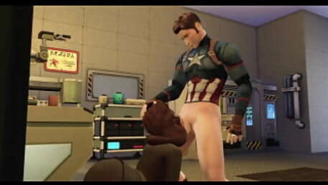 Agent Carter Examines Captain Americas Dick - 3d Hentai