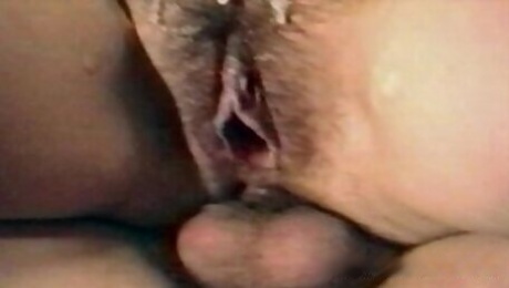 Assfuck with cum covered pussy