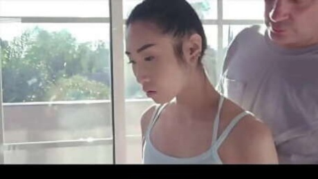 18yo Asian Ballerina got Corrupted by Her Dancing Professor [UNCENSORED]