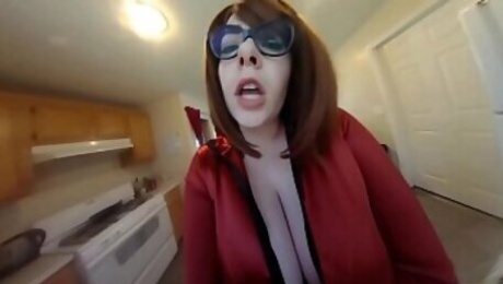 Tiny Husband Lost in Tits Giantess