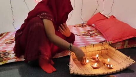 Dipawali special day fucking with boyfriend bhabhi Indian village beautiful really hot Sex