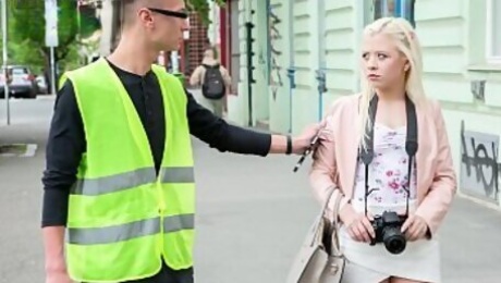 Ukrainian Babe Anna Rey Fucks Abroad With Local Policeman