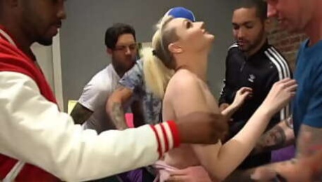 Strangers dp fuck blonde cheerleader