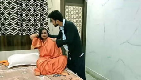 Desi step mother in law fucked by daughter husband! Viral jobordosti sex with audio