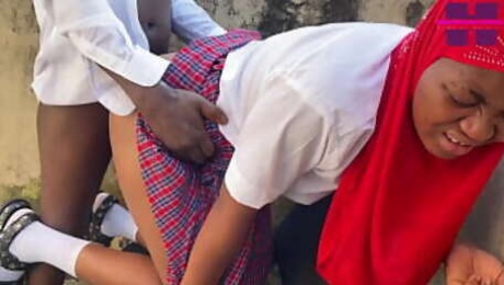 SWITPUSSY9JA AND BIG COCK TUNZ ARE THE TWO STUDENTS WHO WERE ALMOST CAUGHT FUCKING AT THE TEACHER'S WINDOW. PLEASE SUBSCRIBE TO RED