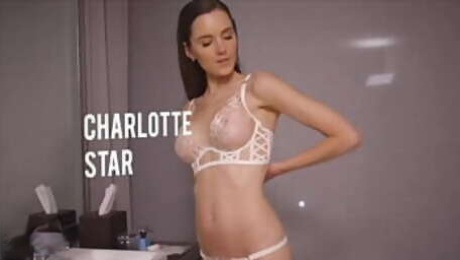 Australian Pornstar Charlotte Star Solo Sex Masturbation Orin the Bathtub