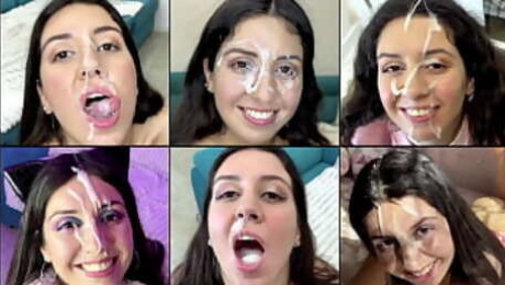 Best Cum on Face Compilation - 21 Cumshots!