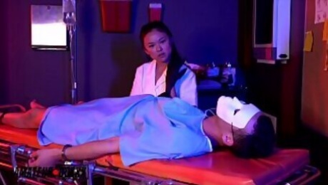 Dr. Lulu Chu & Nurse Ella Cruz Shag New Patient - Amateur Boxxx