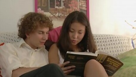 Young Couple Studying And Fucking!