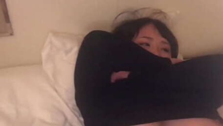 secret video of a huge breasted Japanese female college student