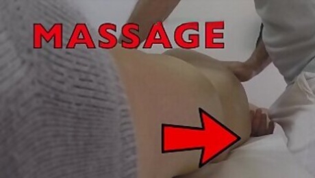 Massage Hidden Camera Records Fat Wife Groping Masseur's Dick