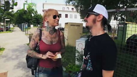 LETSDOEIT - #Lady Kinky Cat - Tattooed German MILF Join A Hardcore Ride With The Berlin Van Fuck