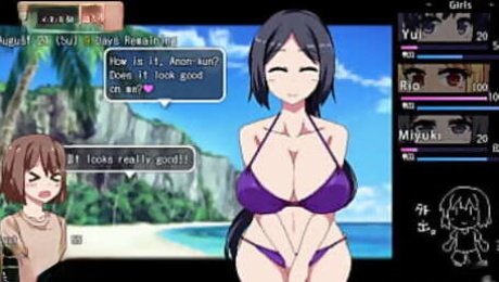 Summer Memories - FULL Ryu Final Story - Big Tits Blonde Step-Sister gets her pussy DESTROYED [Hentai sex game] - part 1