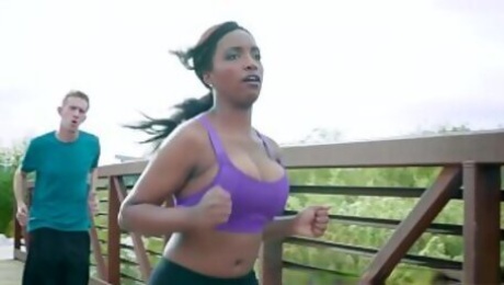 B. Got Boobs - Best Jog Ever scene starring Daya Knight and Danny D