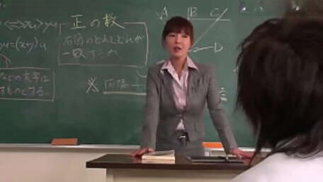 Tokio female teacher fucks in the classroom, japanese uncensored movie