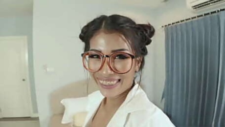 Asian MILF Teacher Creampie