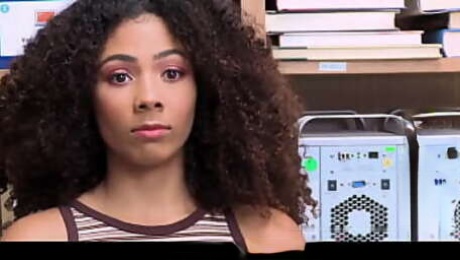 Ebony Teen Fucked For Shoplifting