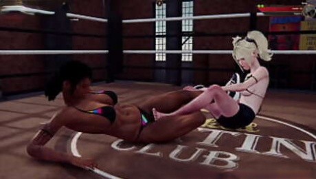 Dela vs. Bree (Naked Fighter 3D)