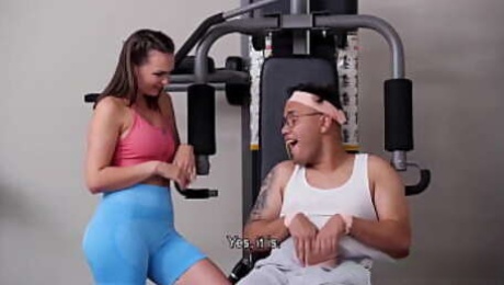 Sexual training at the gym - Emily Thorne