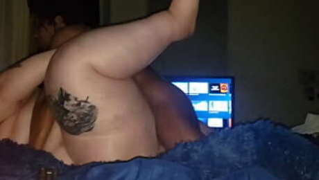 Big Natural Ass BBW Gets Fucked Instead Of Netflix And Chill