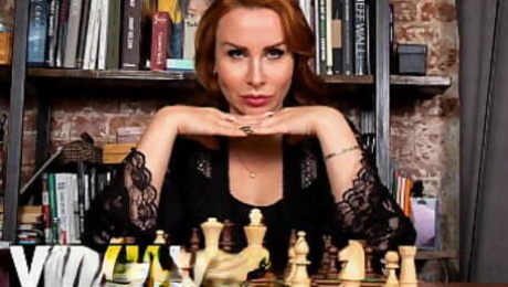 MATURE4K. Busty mature instead of chess plays with studs delicious penis