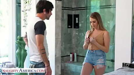 Cadence Lux wants her friendly neighbors cock