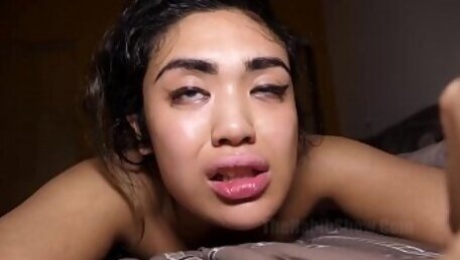 Asian sensation newbie Vivian lang fucks her first bbc King Kreme