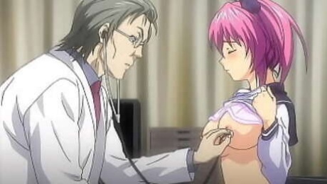 Busty Teen Visits the Doctor - Hentai Uncensored