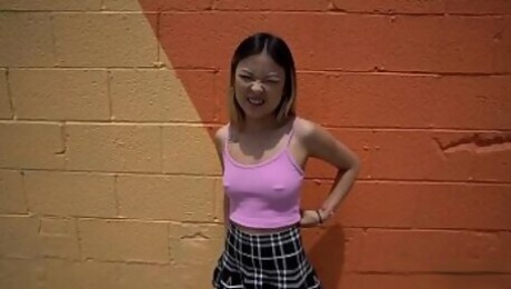 Hot Asian Teen Lulu Chu Fucked During Porn Casting