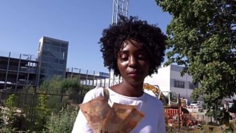 GERMAN SCOUT - BLACK EBONY MILF ZAAWAADI REAL PUBLIC PICKUP SEX FOR CASH IN BERLIN