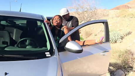 Nina Rivera gets drilled in public on the side of the road by Jay Assassin