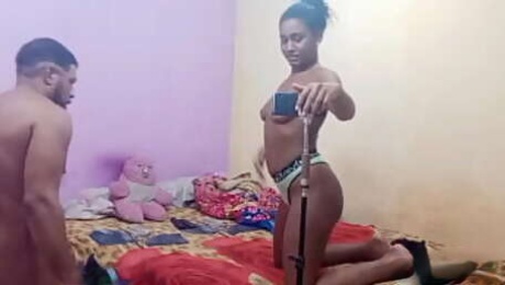 video chamada com linda jovem negra Myllena Rios