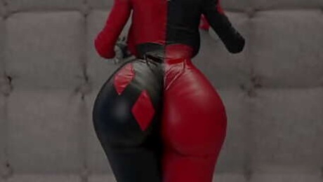 Harley shakes her thick ass