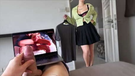 Step mom Caught Stepson jerking off and this is what Happened Next