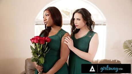 Bridesmaids Casey Calvert And Chanell Heart Have Passionate Sex Before The Ceremony
