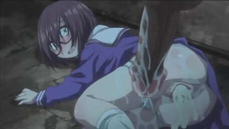 Teenage Brunette Get Fucked With BBC Cock [ Uncensored Hentai ]