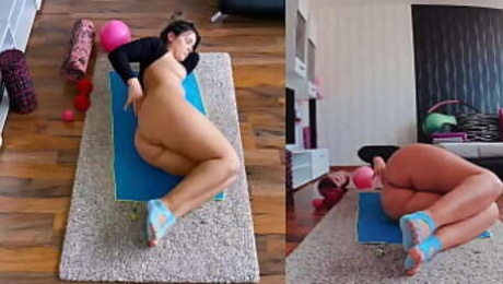 Get Fit and Frisky: Dual Cam Naked Workout Uncovered!