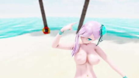 MMD swimsuit Miyamoto Musashi fgo