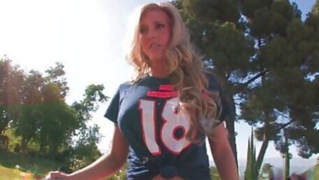 Samantha Saint Football Fun