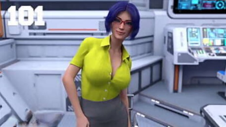 Stranded In Space #101 - Blue Haired Big Tits Milf Wants To Talk