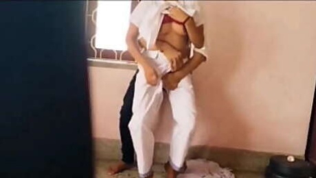 Indian school girl was fucked by her class teacher in college store room