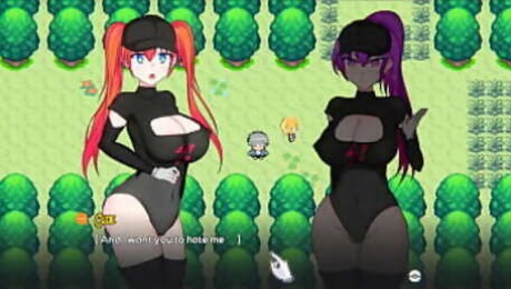 Oppaimon [Pokemon parody game] Ep.5 small tits naked girl sex fight for training