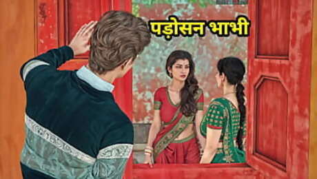 Indian Desi Savita Bhabhi's Pussy Hunger Was Satiated by the Neighbor Hindi Audio