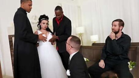 Payton Preslee Fuck Black Dick on Wedding Day