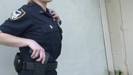 Female cops hunt for black cock