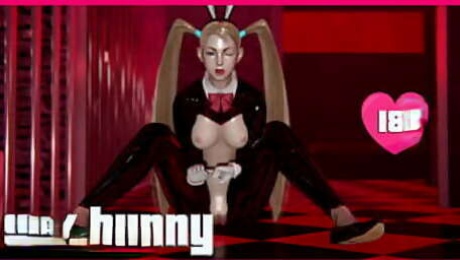The rabbit jumps on his dick l 3d SFM hentai