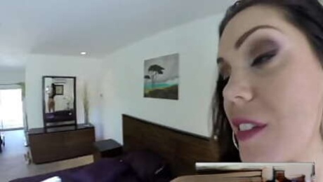 Stacked Alison Tyler does a self shot masturbation scene