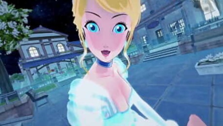 Cinderella give me a blowjob before she go to see the prince | Short